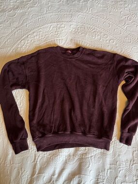 Brandy Melville Plum Crewneck Sweatshirt